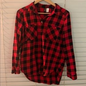 Red and White Flannel